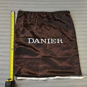 Danier Chocolate Brown Drawstring Pouch